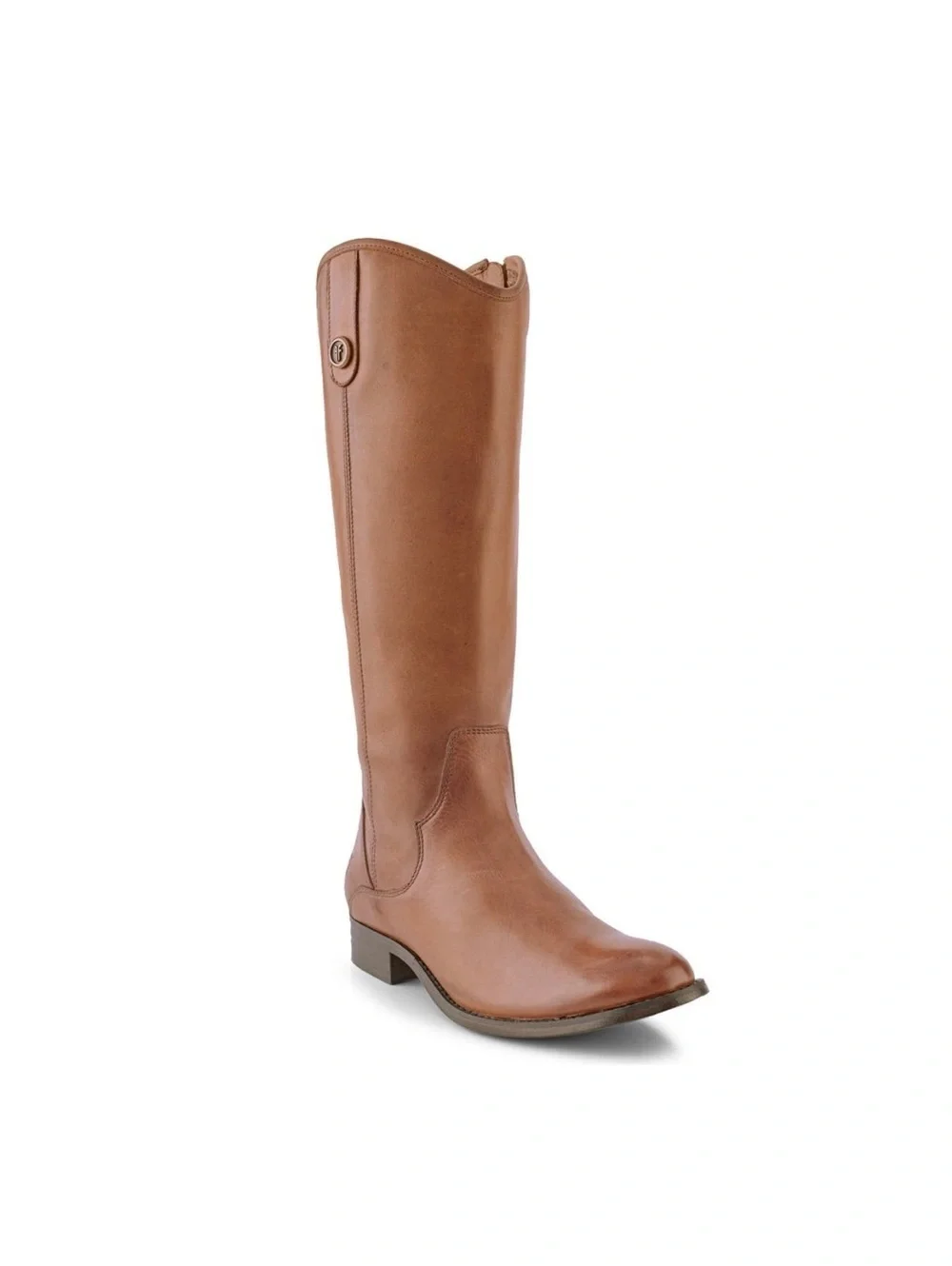 Frye exposed stitching